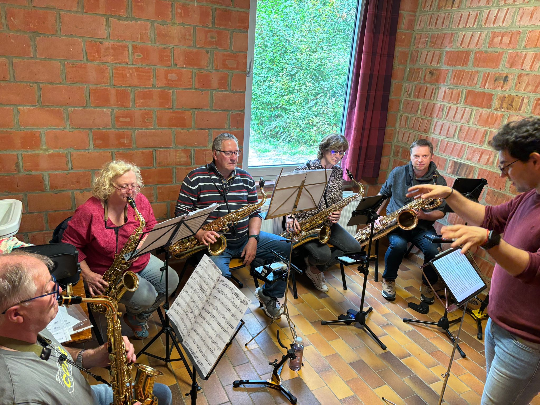 Partielle de saxophones